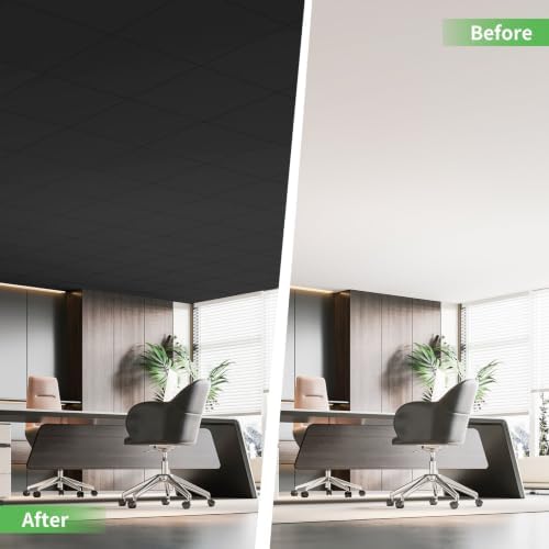 Art3d PVC Ceiling Tiles 24x24 in, 96 Sq.Ft - Image 5
