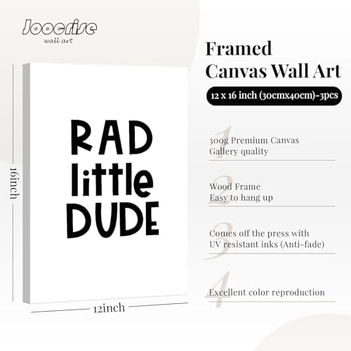 Boys Room Wall Art Decor Toddler Nursery Canvas Wall Art Baby Kids Wall Decor - Image 2