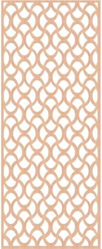 Resort Decorative Pierced Fretwork Wood Wall Panels, 33 3/8"W x 84 3/8"H x 1/4"T - Image 4