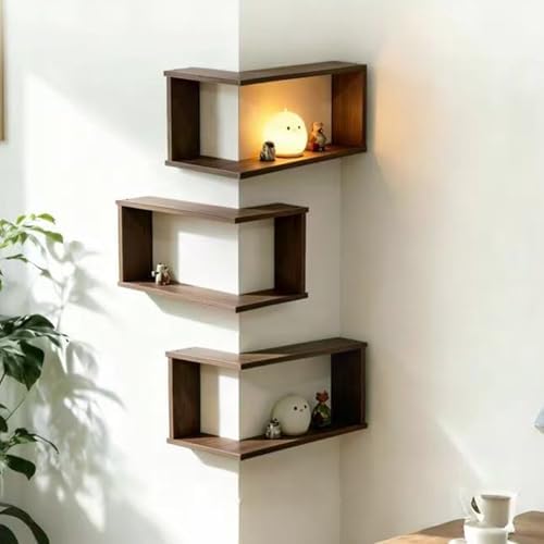 LIYAOLI Floating Shelves for Inside & Outside Corners Wall Shelves, Modern by LIYAOLI