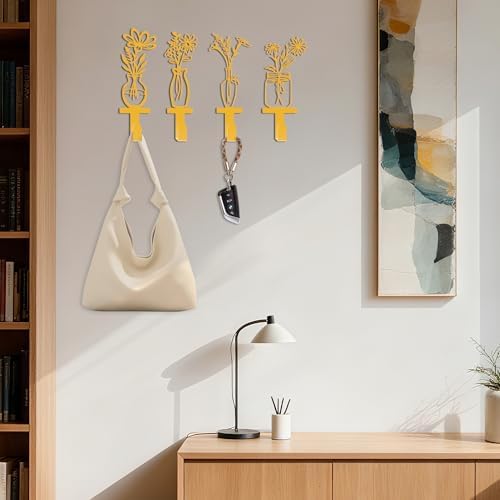 Metal Flower Wall Hooks - Image 3