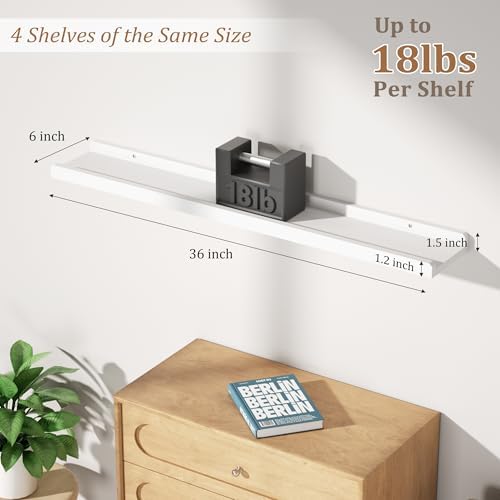 Love-KANKEI White Floating Shelves - Image 3