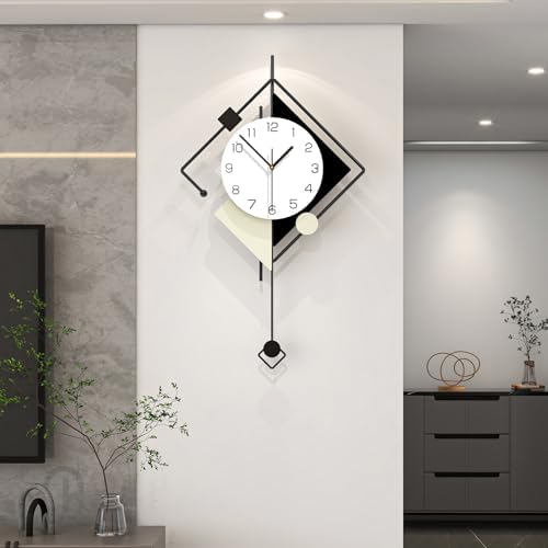 Modern Big Decorative Metal Silent Wall Clock by CreativeClock