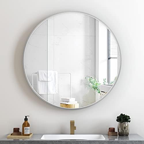 Itrue Round Metal Wall Mirror, 30 Inch by Villacola