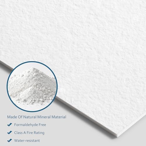 4-Pack Faux Stone Wall Covering, 23.6" x 47.2" MCM Modified Clay Material 3D - Image 3