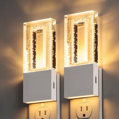 DORESshop Night Lights Plug Into Wall, Bubble Acrylic Night Light by DORESshop
