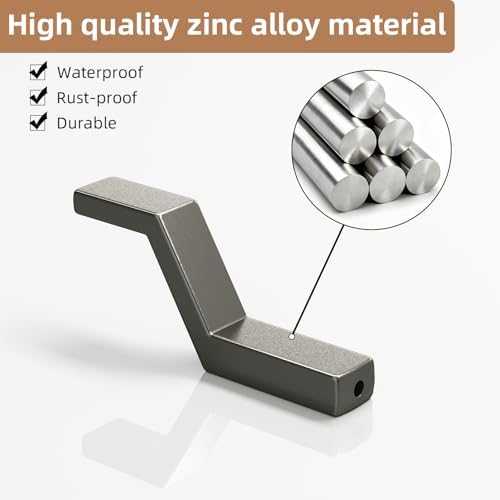 Heavy Duty Wall Hooks for Hanging, 40 lbs Single Coat Hooks & Towel Hooks Wall - Image 4