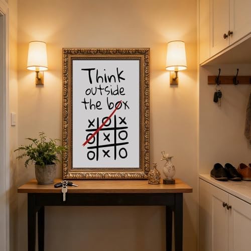 BAOGELI Think Outside The Box Poster Motivational Quotes - Image 5