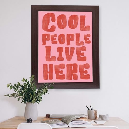InkFlow Posters Cool People Live Here Canvas Poster - Image 5