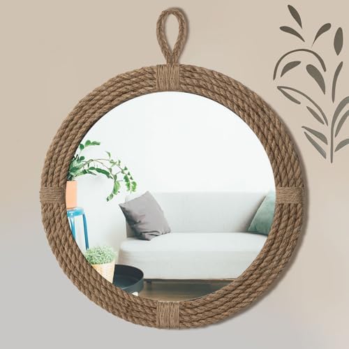 Vercraft Nautical Mirror 20" for Living Room Bedroom Bathroom Entryway by Vercraft