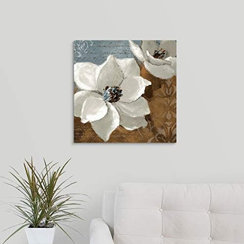 CANVAS ON DEMAND White Magnolias I Canvas Wall Art Print by Lanie Loreth - Image 3