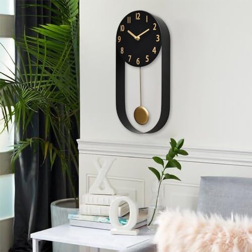 EMAX HOME 8 Inch Black Wall Clock - Image 2