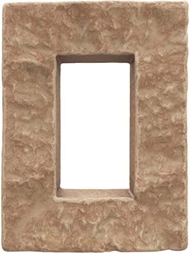 Universal Electrical Cover for EverStone Faux Stone Siding Panels, Fall Bank by EkenaMillwork