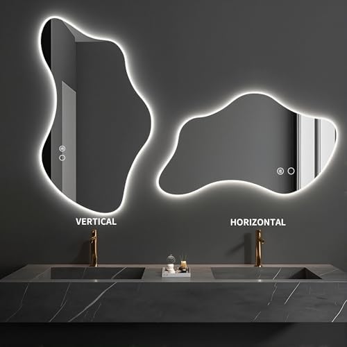 43.3″ Asymmetrical Bathroom Mirror - Image 3