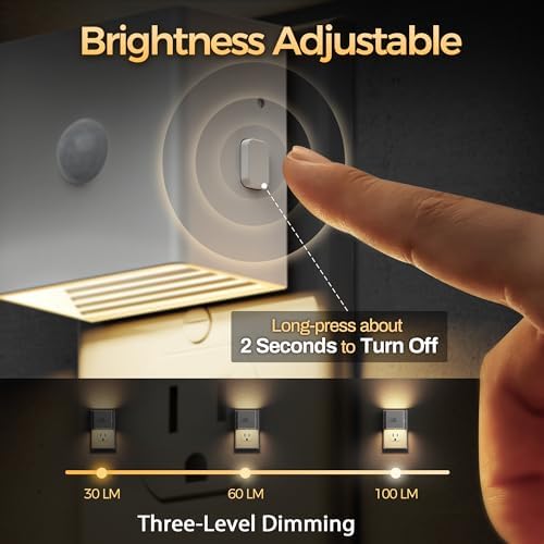 DORESshop Motion Sensor Night Light, Plug in Night Light, Motion Night Light - Image 4