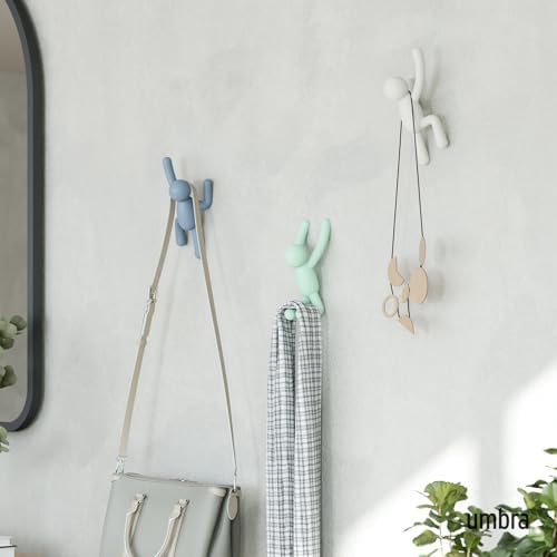 Umbra Buddy Wall Hooks, Wall Mount Coat Hooks - Image 2