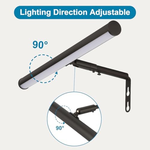 LED Picture Lights for Paintings Plug in, 14 Inch 4W Adjustable Art Light - Image 2