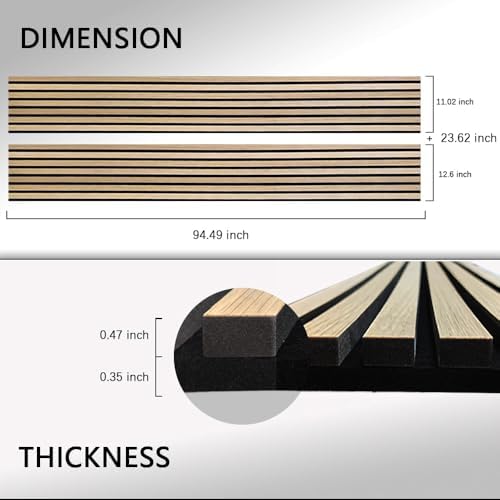 3D Fluted Sound Absorbing | Decorative Soundproof Paneling | Acoustic Wood SLAT - Image 4