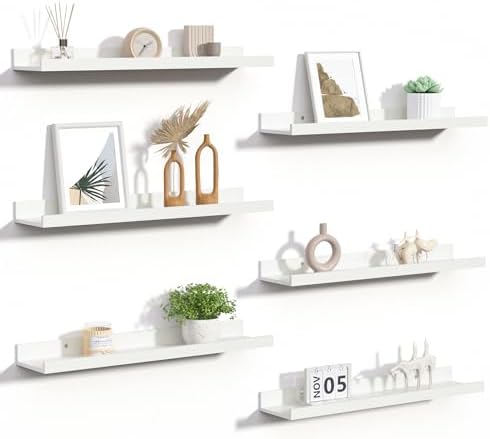 upsimples Floating Shelves for Wall Decor and Storage by upsimples