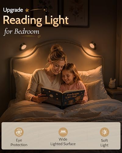 Rechargeable Wall Sconces with Remote, Magnetic Wall Lights - Image 4