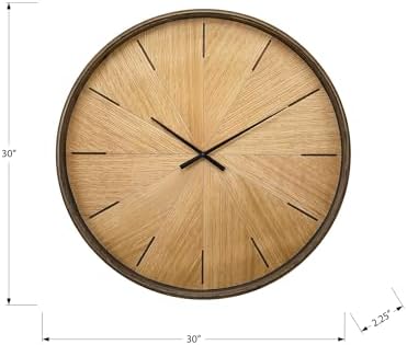 Monarch Specialties I 9022 Clocks, Large Oversized, Wall Clock, Contemporary - Image 2