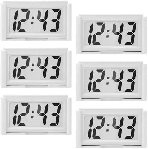 Frienda 6 Pieces Mini Small Digital Clock Stick On by Frienda