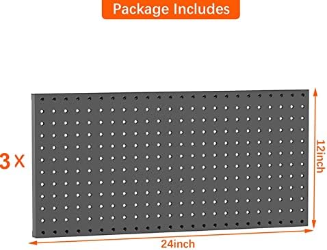 TORACK 3 PCS Metal Pegboard Panels - Image 4