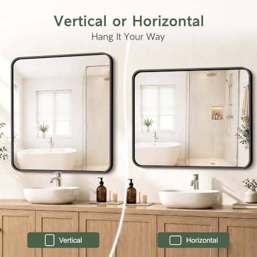 Bathroom Vanity Mirror, 36”x30” Wall Mirror - Image 5