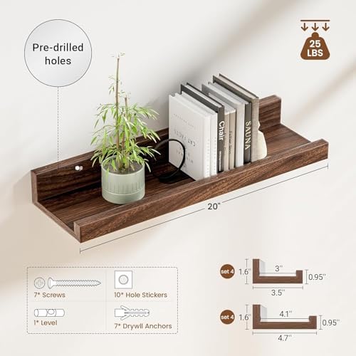Heimlove 20 Inch Picture Ledge Shelf - Image 2