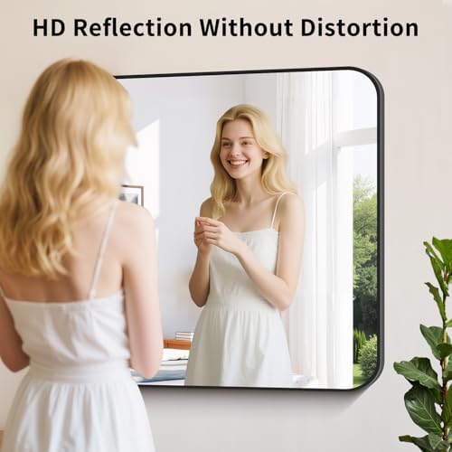 Koonmi Bathroom Wall Mirror, 36x36 Inch Large Vanity Mirror - Image 2