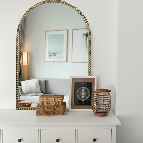 20"x30" Beaded Wall Mirror for Bathroom - Image 2