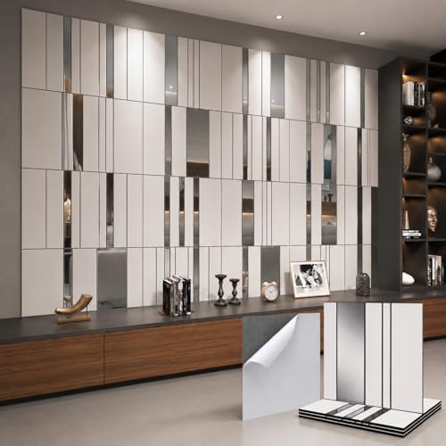 Geelin 4 Pack 3D Wall Panels Peel and Stick Fluted by Geelin