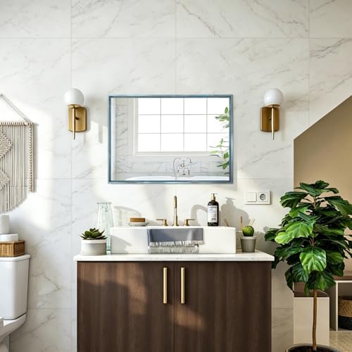 AAZZKANG Mirror Wall Decor Metal Framed Modern Wall-Mounted Mirrors - Image 4