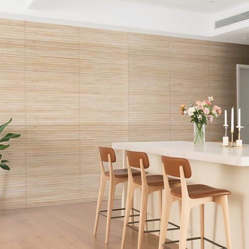 AMZDEPOT Natural Bamboo Wall Panel, 12 x 96 Inch, Carbonized - Image 6