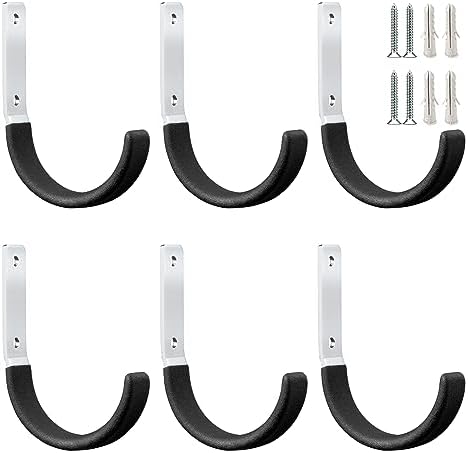 GeeWatom Heavy Duty Steel Garage Hooks, Garage Storage Utility Hooks, Heavy by GeeWatom