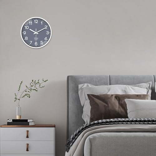 XNM Minimalist Wall Clocks Battery Operated 10 Inch - Image 4