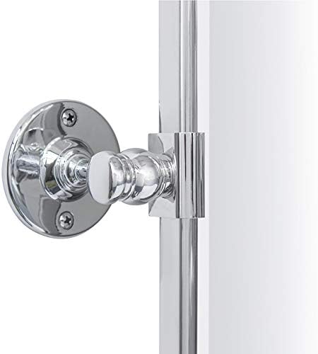 TEHOME Chrome Pivot Rectangle Bathroom Vanity Mirrror Farmhouse Tiltable - Image 3