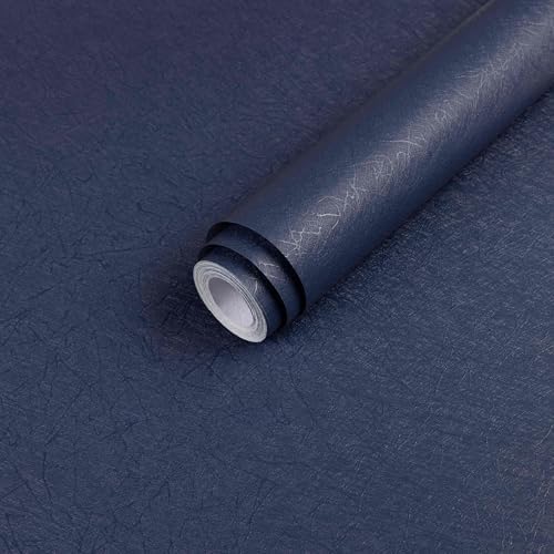 Dark Blue Peel and Stick Wallpaper Removable Self Adhesive Contact Paper by Abyssaly