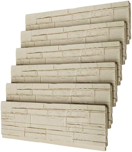 Faux Stone Wall Panels, 3D Artificial Rock Siding by Unknown