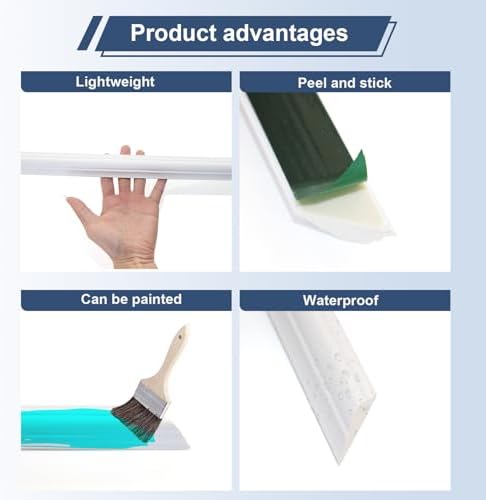 NeatiEase Peel and Stick Wall Molding Kit 6-Frame Premade, Ready-to-Assemble - Image 4