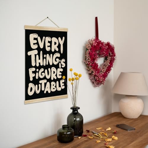Everything is Figureoutable Inspirational Wall Art Decor, Positive Motivational - Image 7