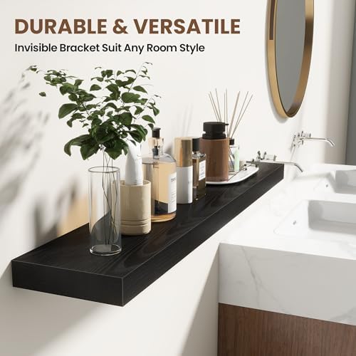 Acovy 36 Inch Floating Shelves for Wall 2 Pack, Wall Mounted Floating Shelf - Image 5