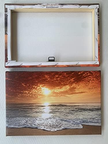 Baisuart-S0150 Canvas Prints Wall Art Sunset Ocean Beach Pictures Photo - Image 7