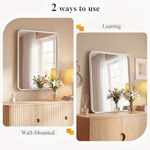 Sweetcrispy Bathroom Mirror 40x30 Inch, Vanity Mirror - Image 4