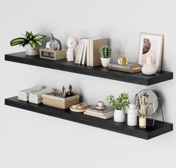 Heimlove 12 Inch Deep Floating Shelves by Heimlove