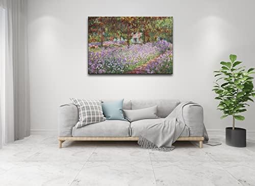 OKEXCKK Irises in Monet's Garden, 1900 by Claude Monet - Image 5