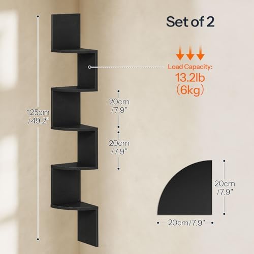 HOOBRO Corner Shelf Wall-Mounted - Image 2