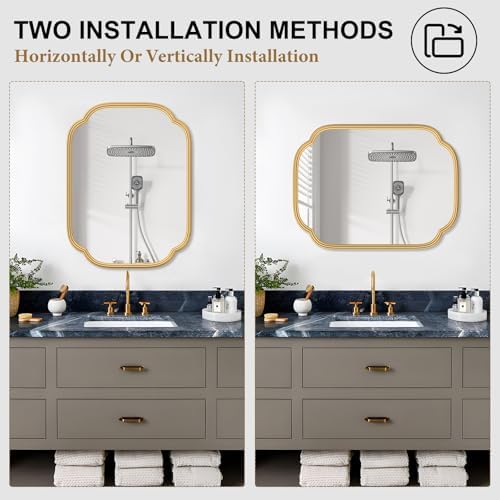 Ferytange Gold Mirrors for Bathroom - Image 6