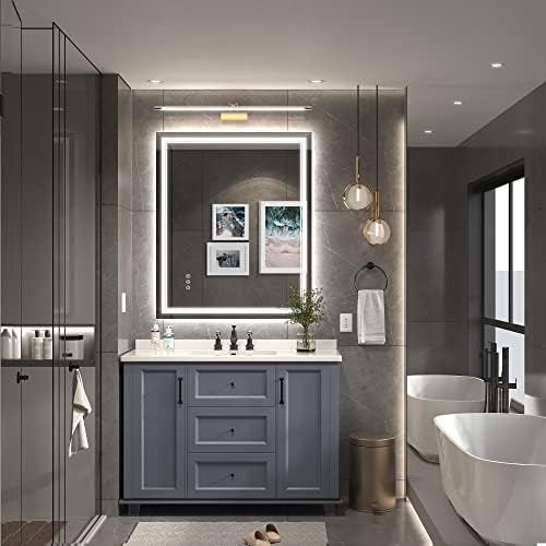 Ratsamee 30"x36" LED Bathroom Mirror - Image 2