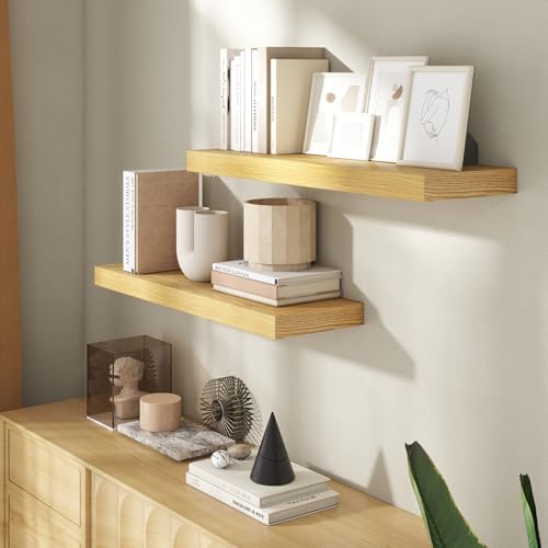 30 Inch Floating shelves for Wall, 8 Inch Deep, Invisible Brackets - Image 2